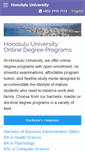 Mobile Screenshot of honolulu-university.hk